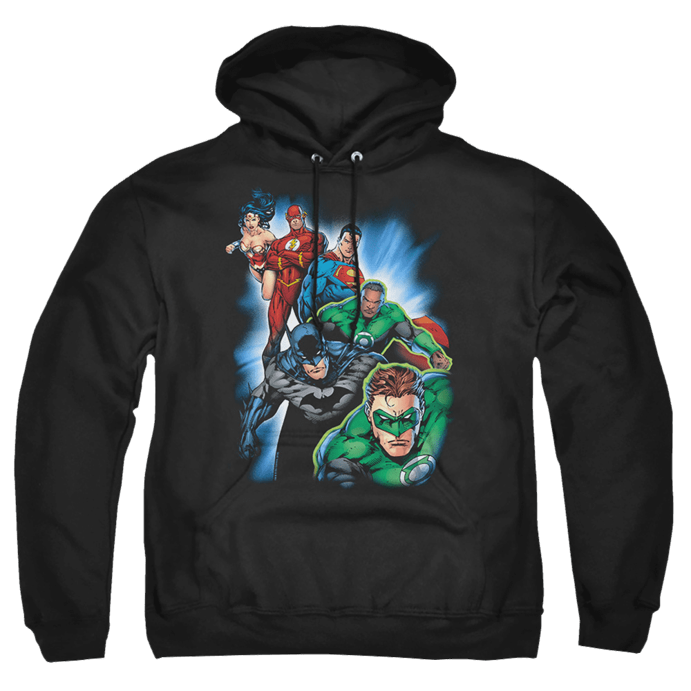 Justice League Heroes Unite Pullover Hoodie