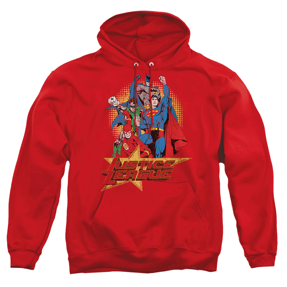 Justice League Raise Your Fist Pullover Hoodie