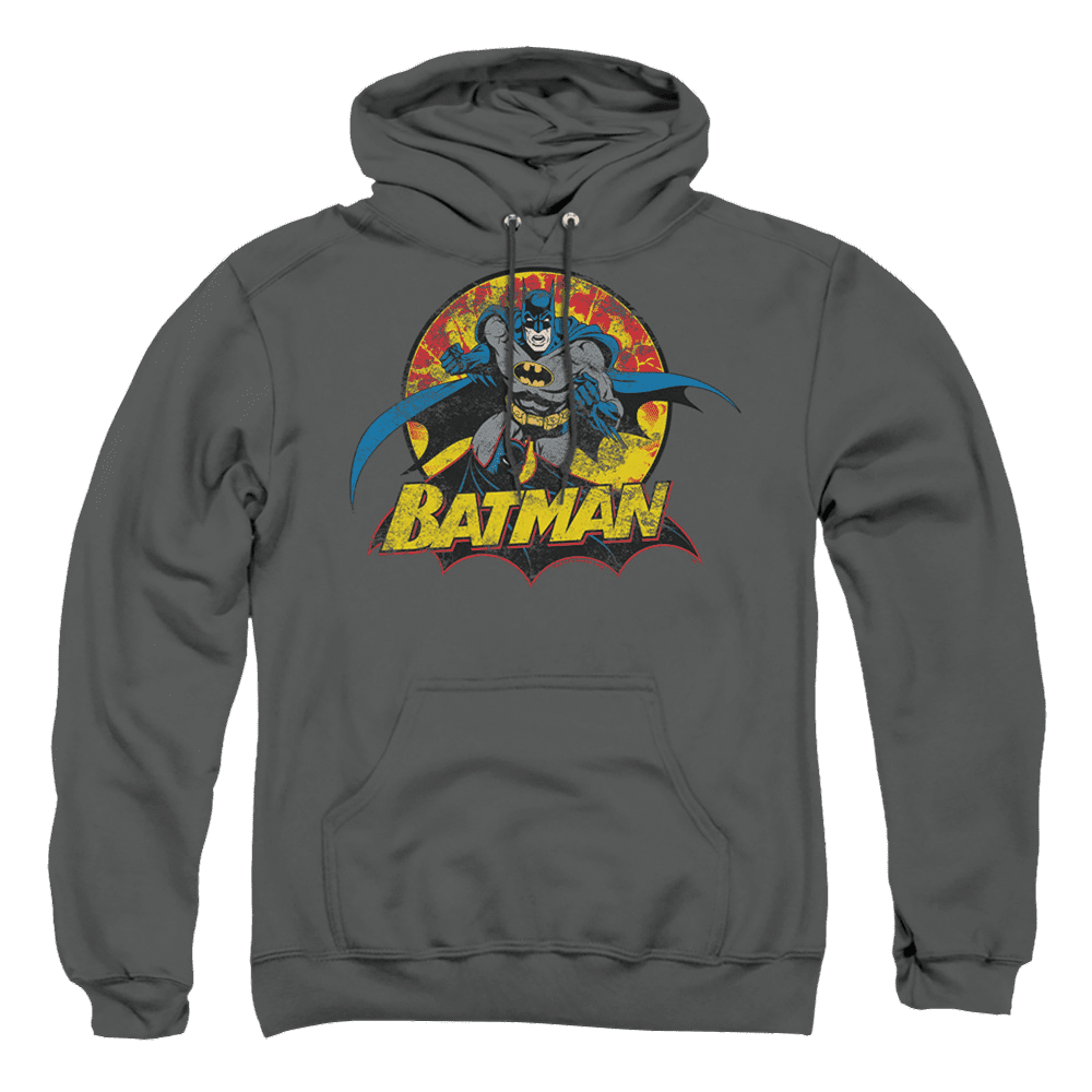 Justice League Batman Rough Distress Pullover Hoodie