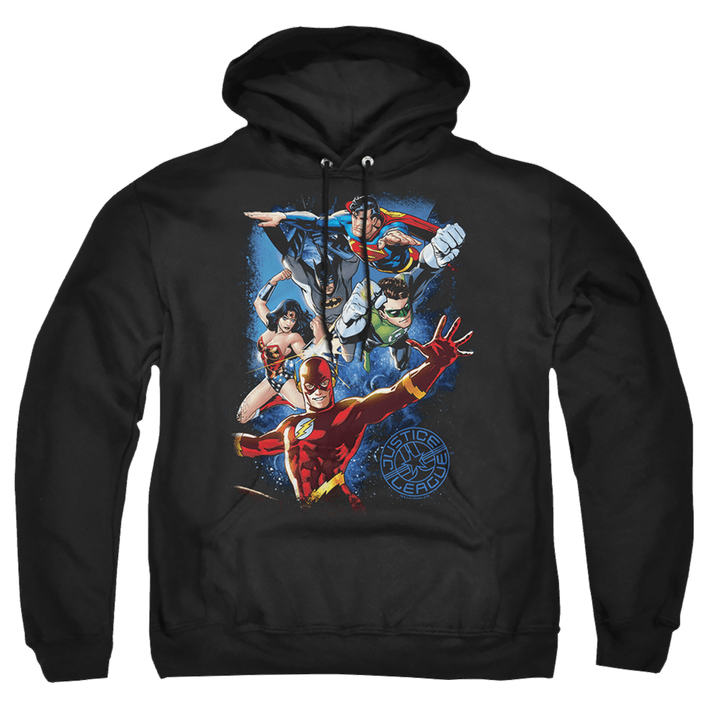 Justice League Galactic Attack Color Pullover Hoodie