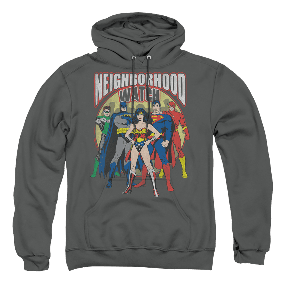 Justice League Neighborhood Watch Pullover Hoodie