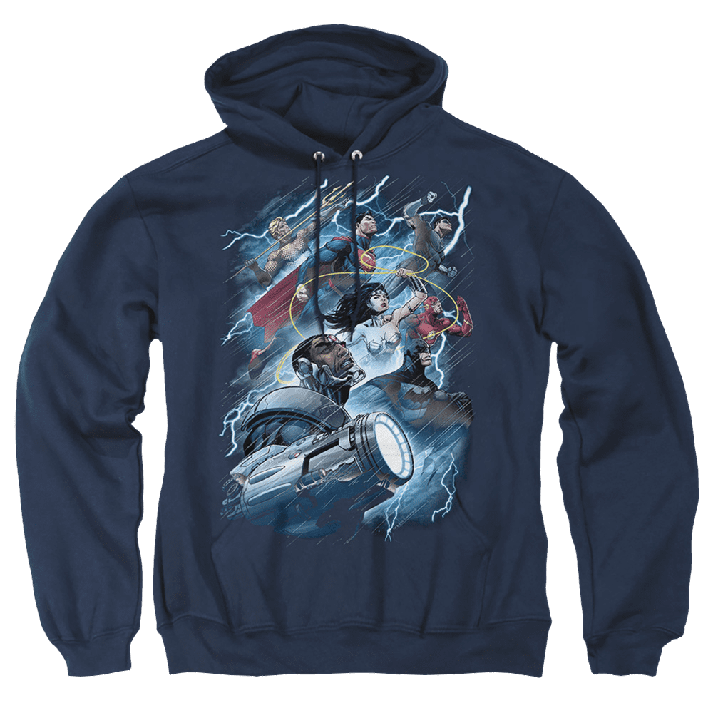 Justice League Ride The Lightening Pullover Hoodie