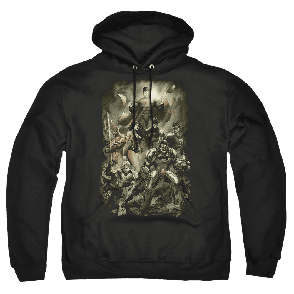 Justice League Aftermath Pullover Hoodie