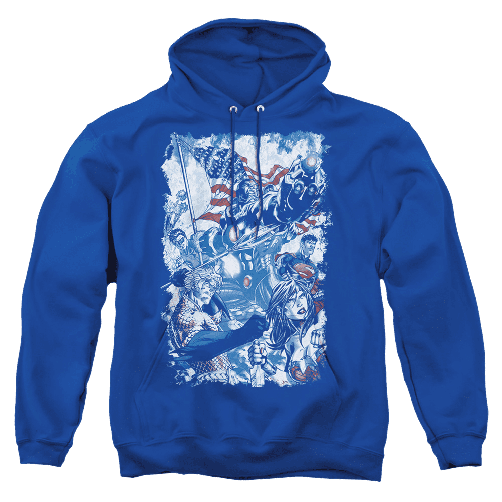 Justice League American Justice Pullover Hoodie