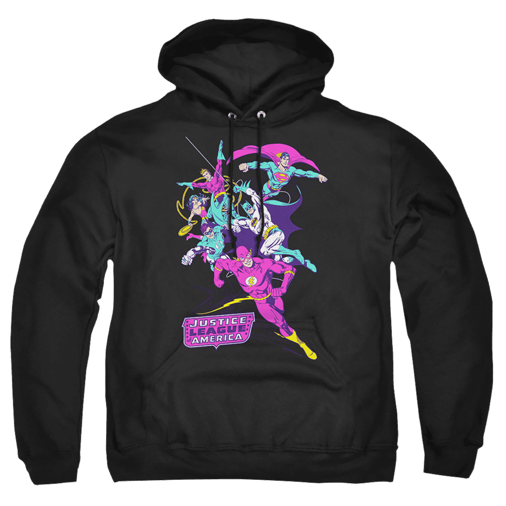 Justice League Colorful League Pullover Hoodie