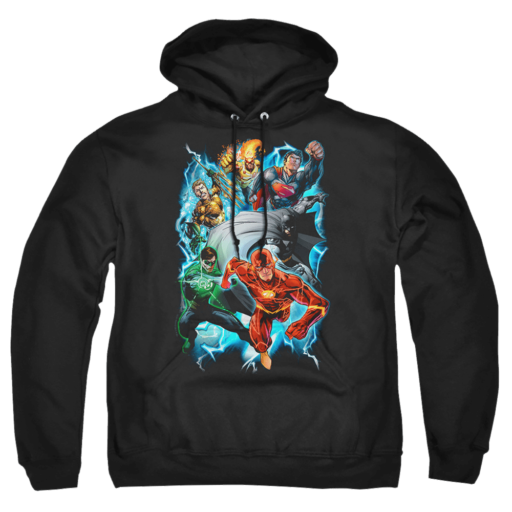 Justice League Electric Team Pullover Hoodie