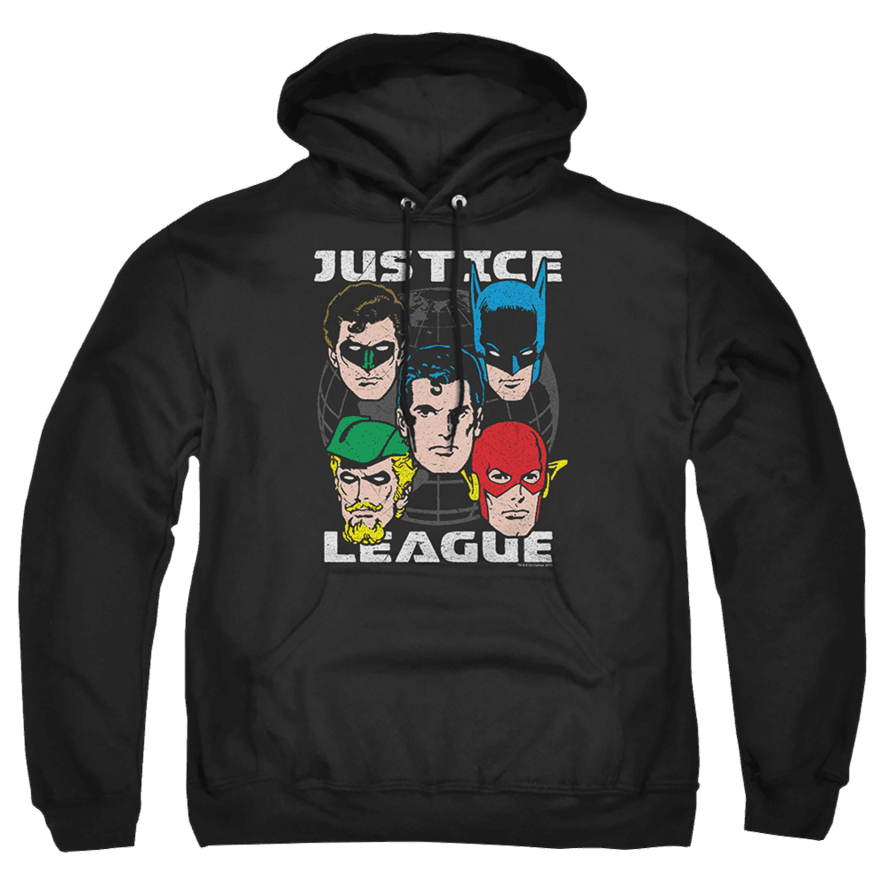 Justice League Head Of States Pullover Hoodie