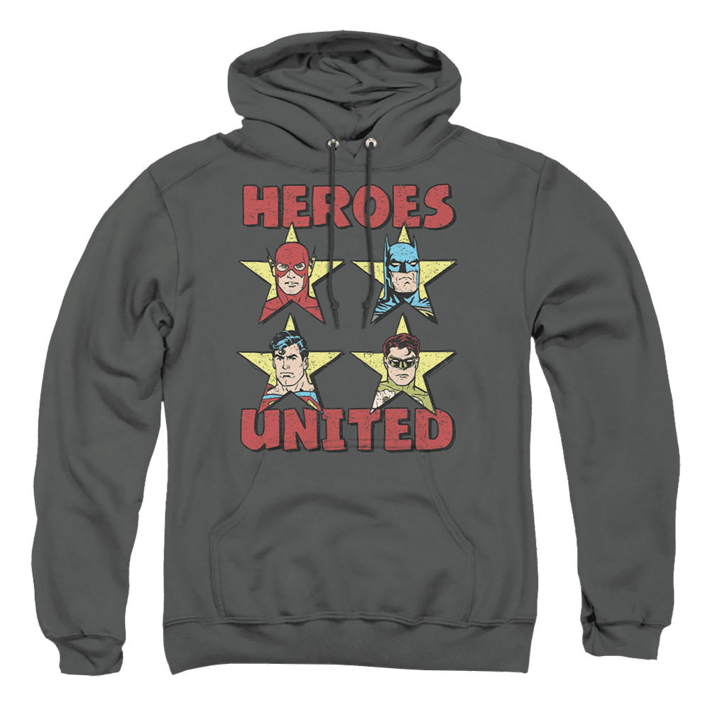 Justice League United Stars Pullover Hoodie