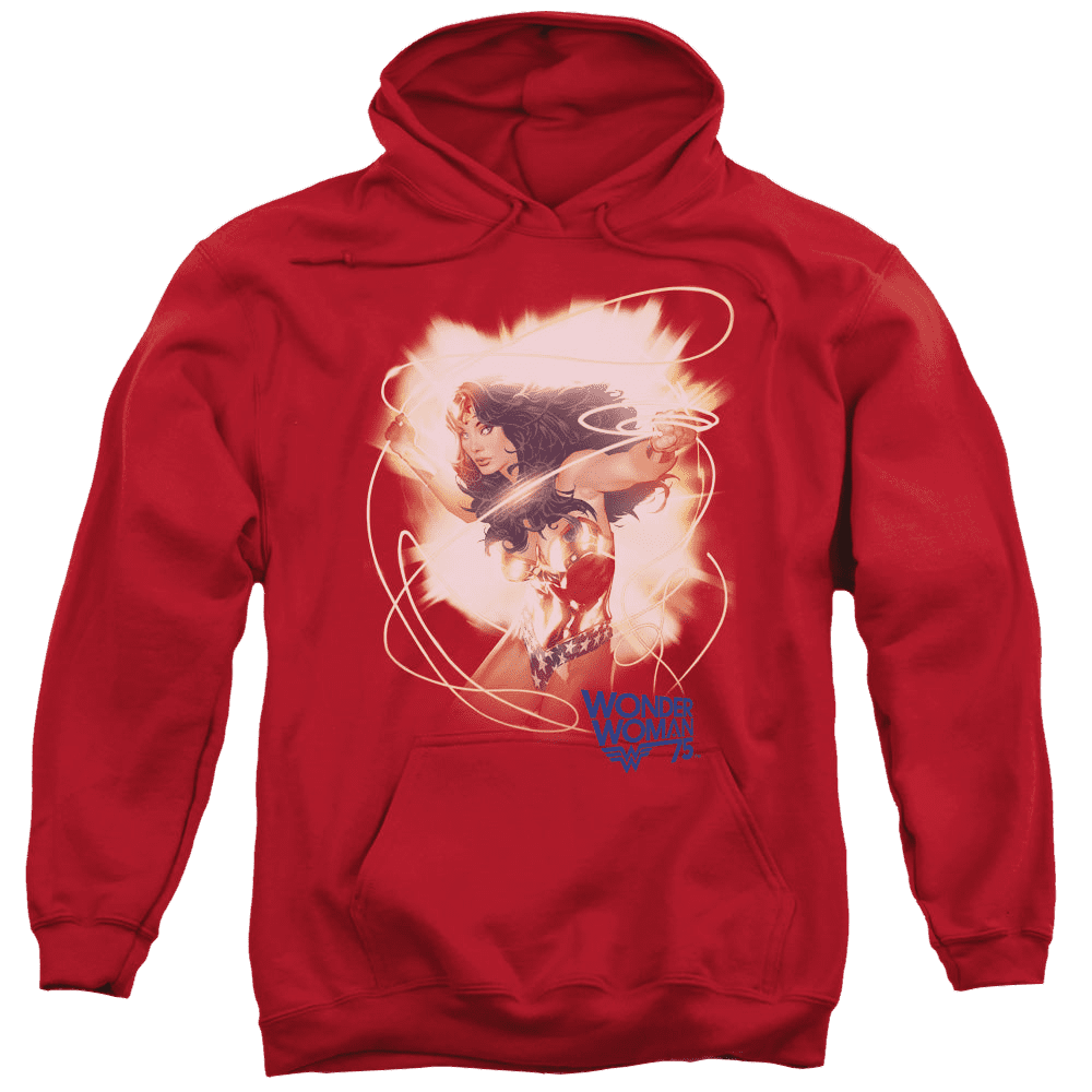 Wonder Woman 75Th Burst – Pullover Hoodie