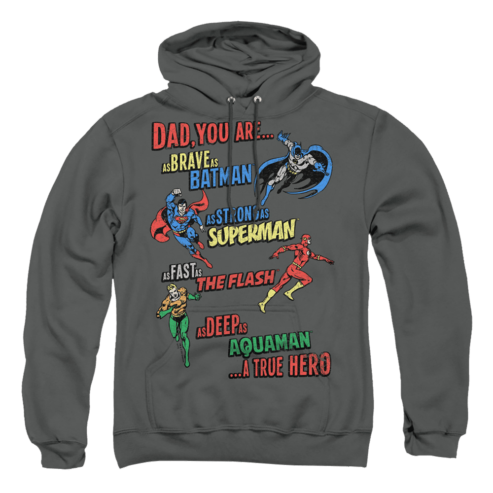 Justice League Dad Hero Pullover Hoodie