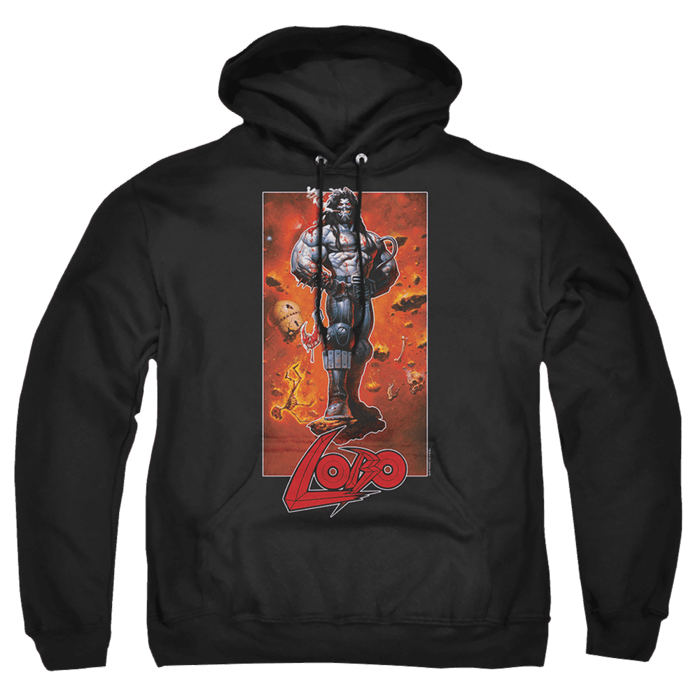 Justice League Lobo Pose Pullover Hoodie