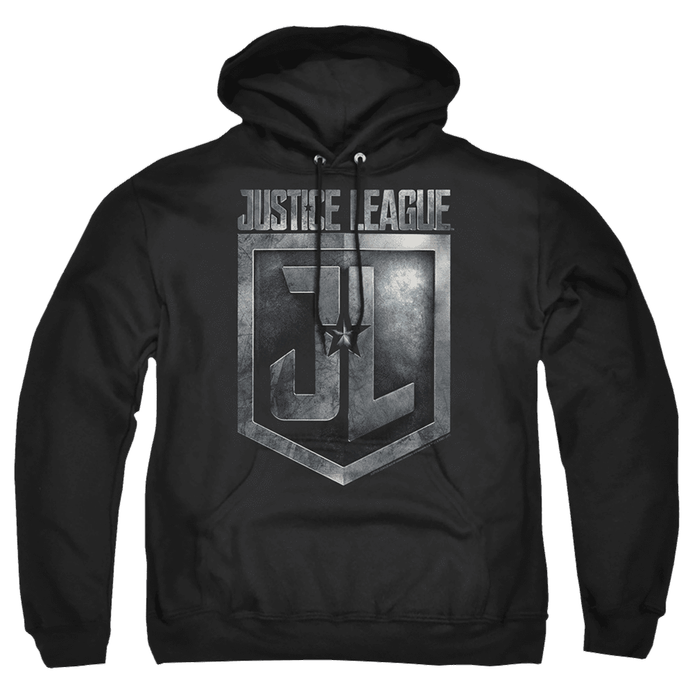 Justice League Shield Logo Pullover Hoodie