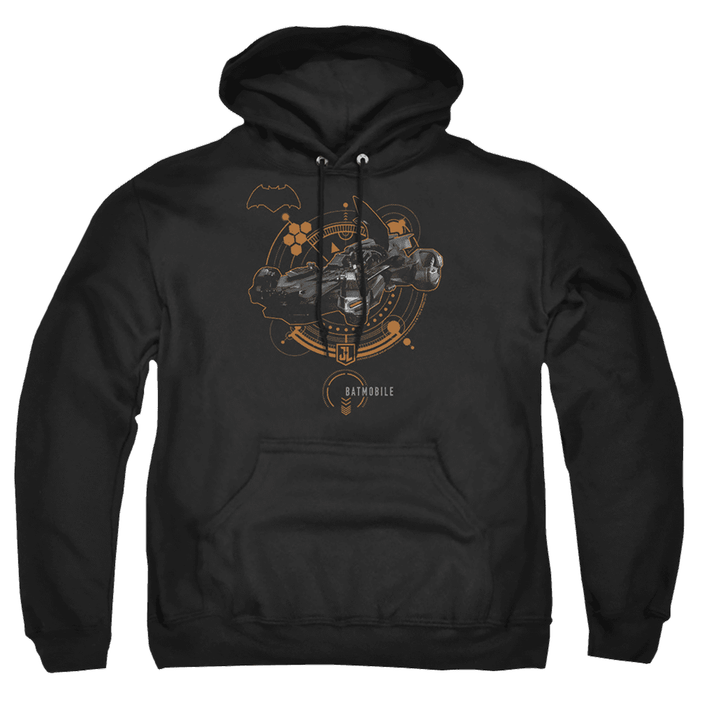 Justice League Batmobile Pullover Hoodie