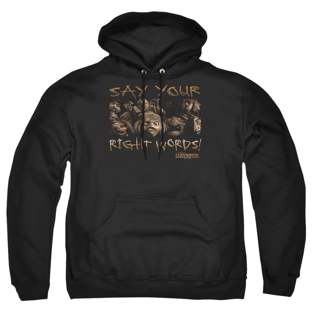 Labyrinth Say Your Right Words Pullover Hoodie