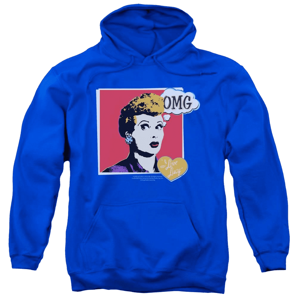 I Love Lucy I Love Worhol Omg Pullover Hoodie