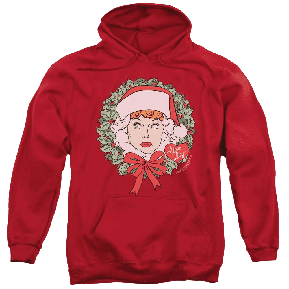 I Love Lucy Wreath Pullover Hoodie