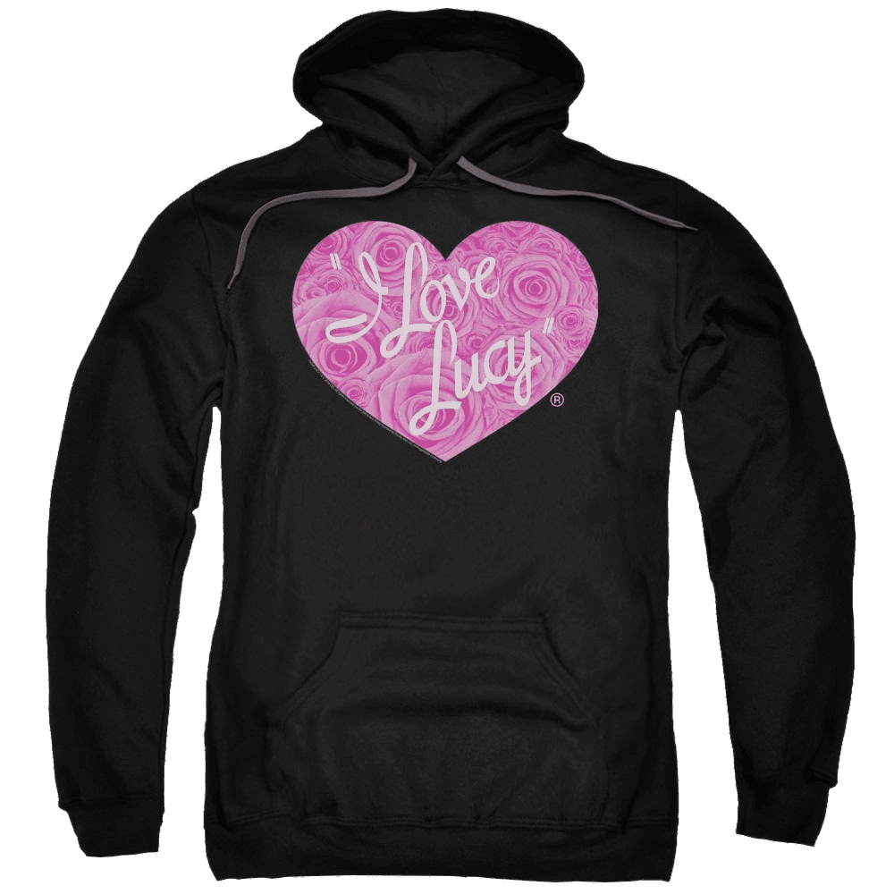 I Love Lucy Floral Logo Pullover Hoodie