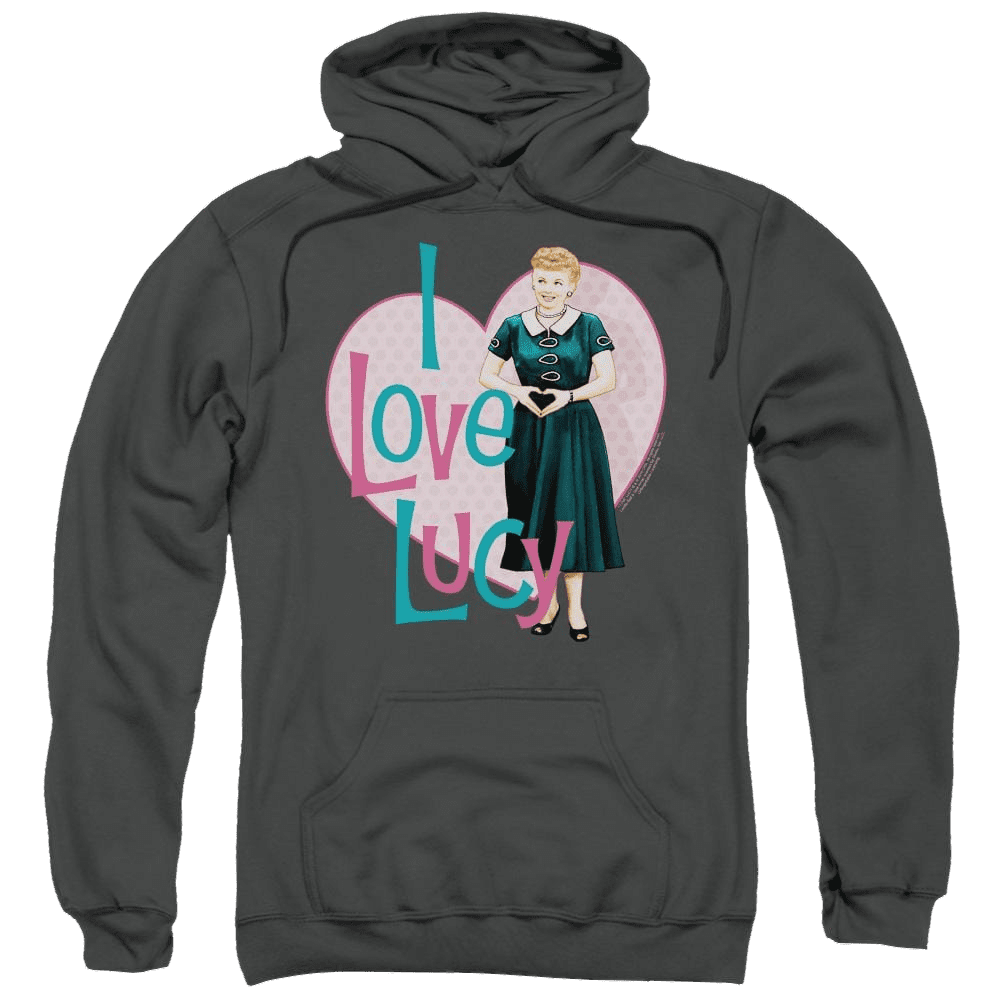 I Love Lucy Heart You Pullover Hoodie