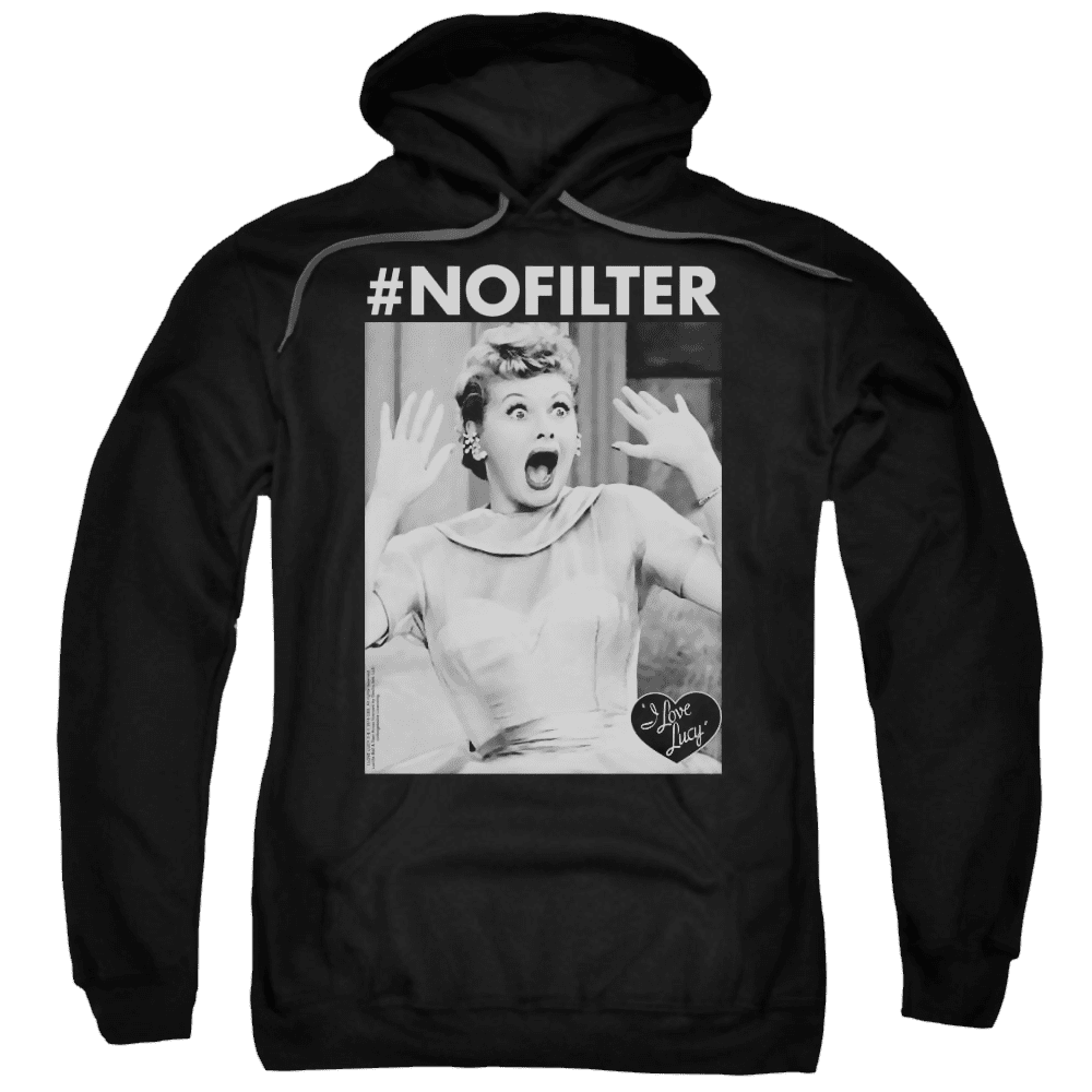 I Love Lucy No Filter Pullover Hoodie