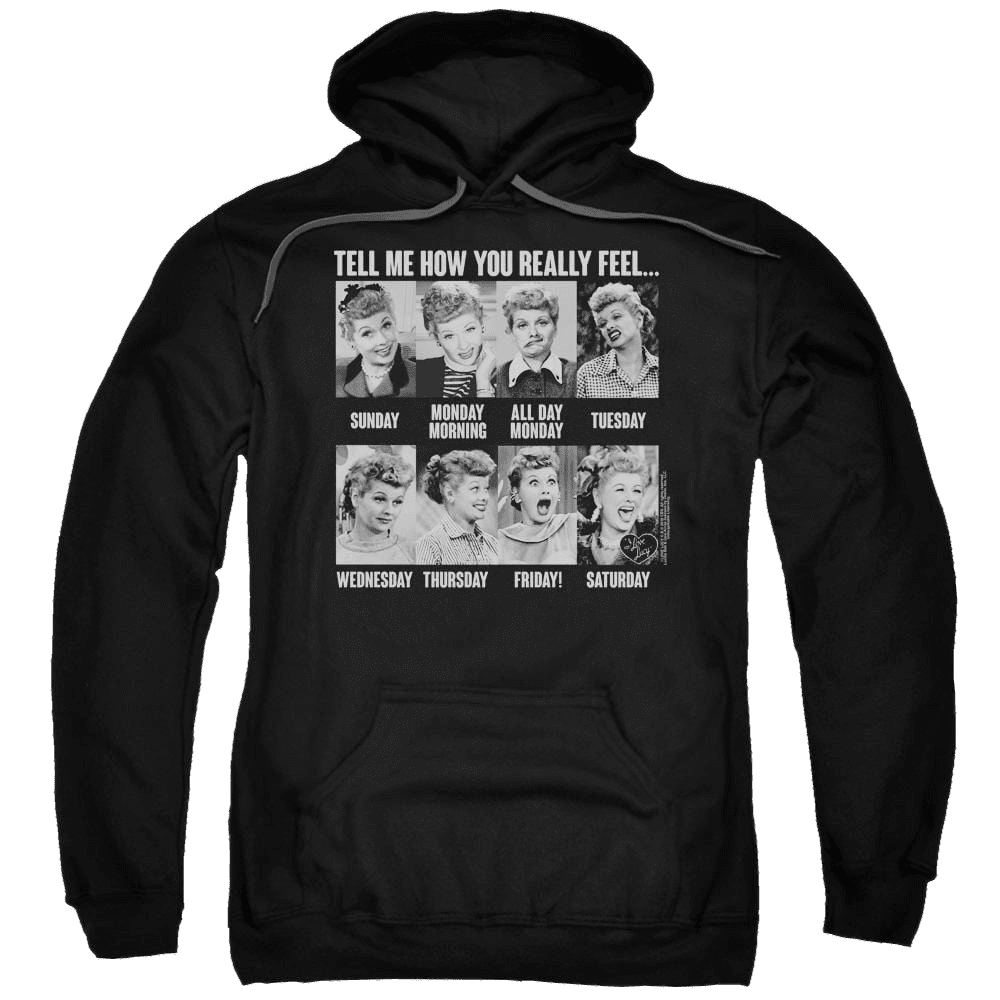 I Love Lucy 8 Days A Week Pullover Hoodie