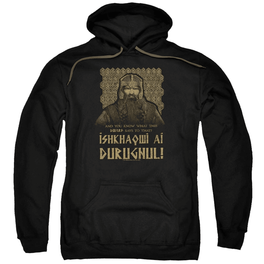 Lord Of The Rings Ishkhaqwi Durugnul Pullover Hoodie