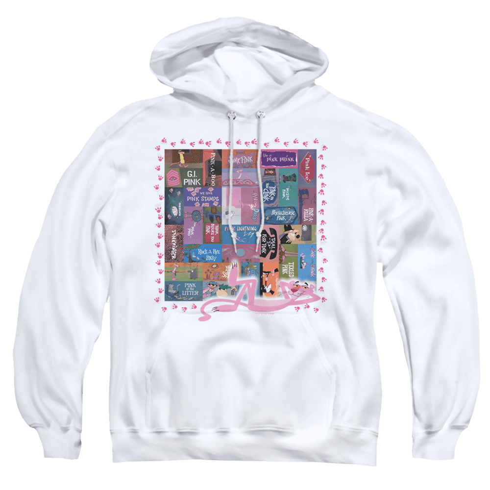 Pink Panther Vintage Titles Pullover Hoodie