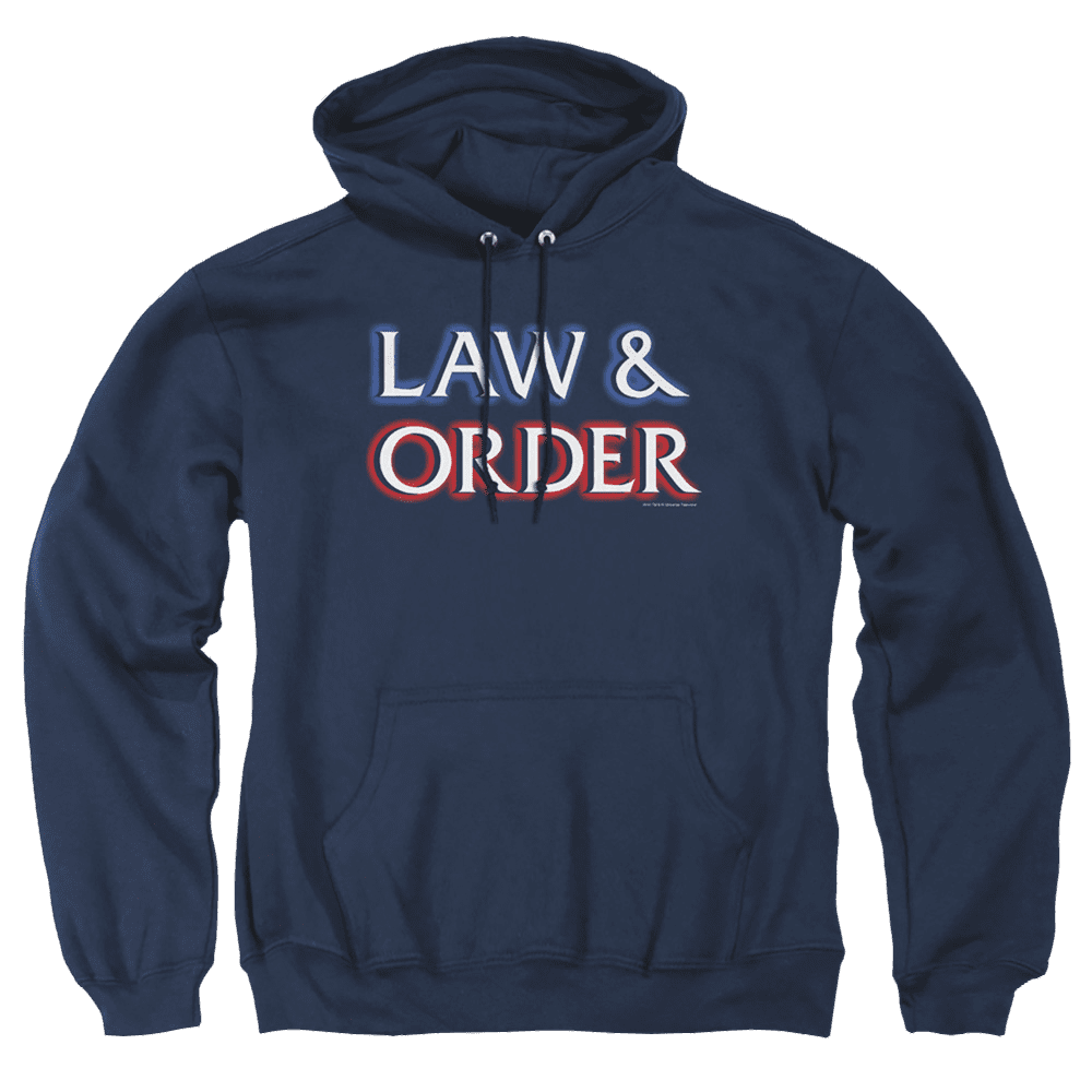 Law And Order Logo Pullover Hoodie