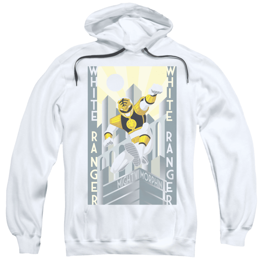 Mighty Morphin Power Rangers White Ranger Deco – Pullover Hoodie