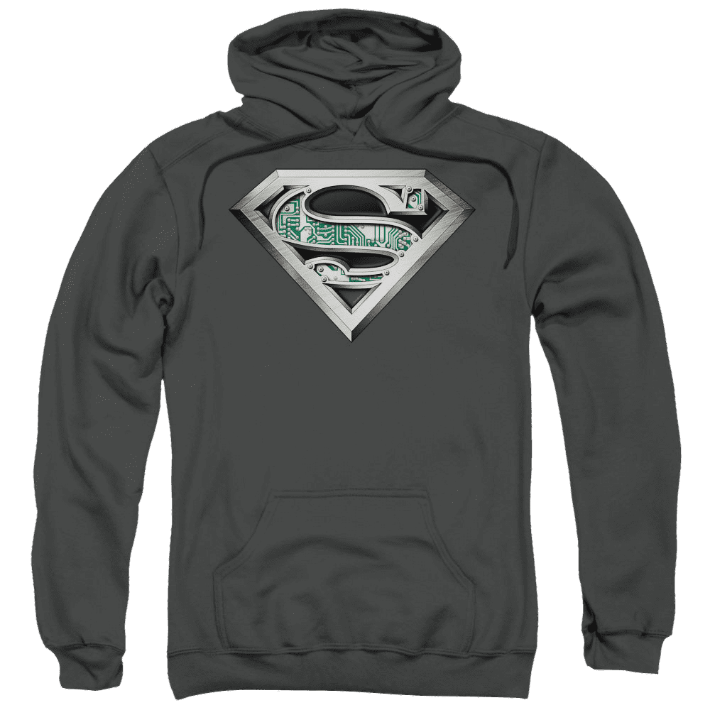 Superman Circuitry Logo – Pullover Hoodie