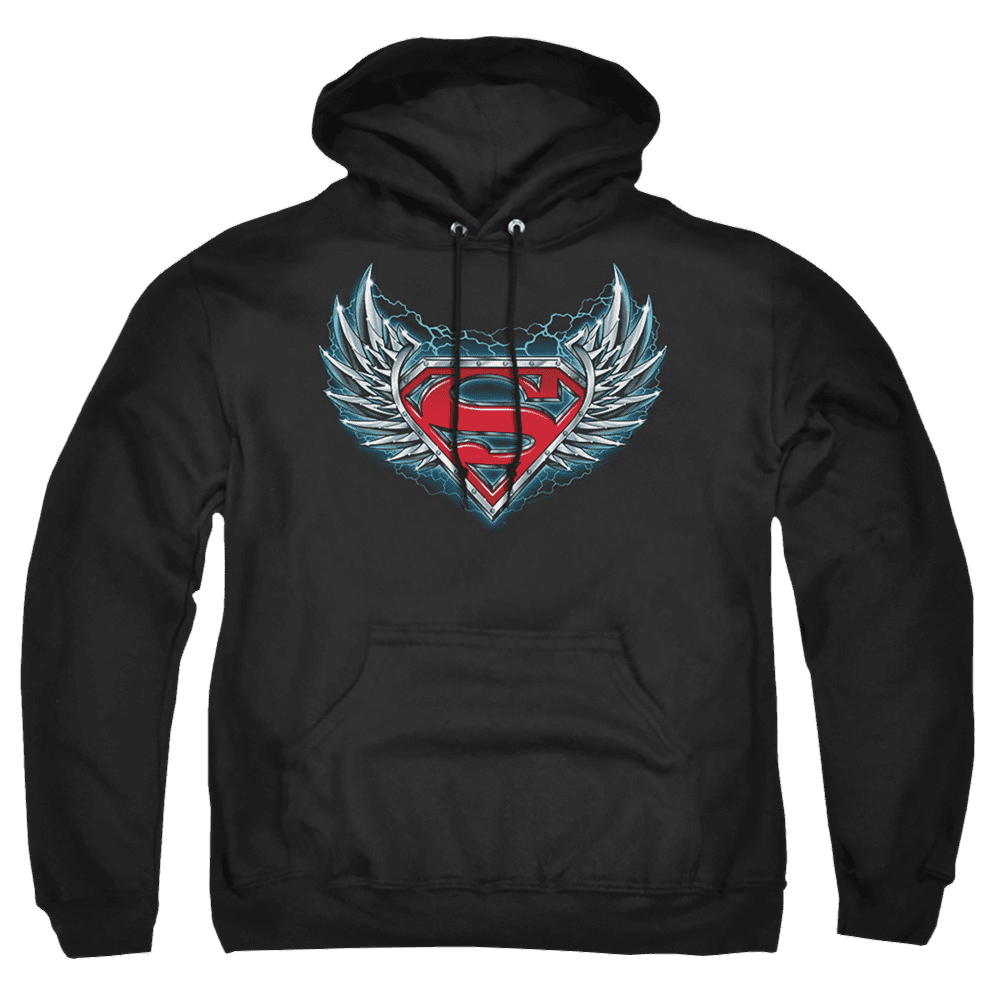 Superman Steel Wings Logo – Pullover Hoodie