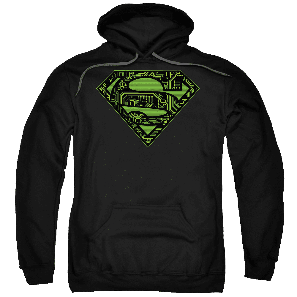 Superman Circuits Shield – Pullover Hoodie