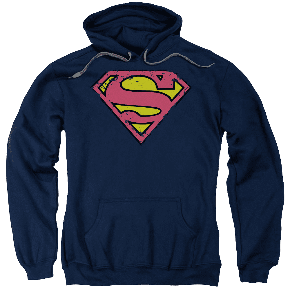 Superman Distressed Shield – Pullover Hoodie