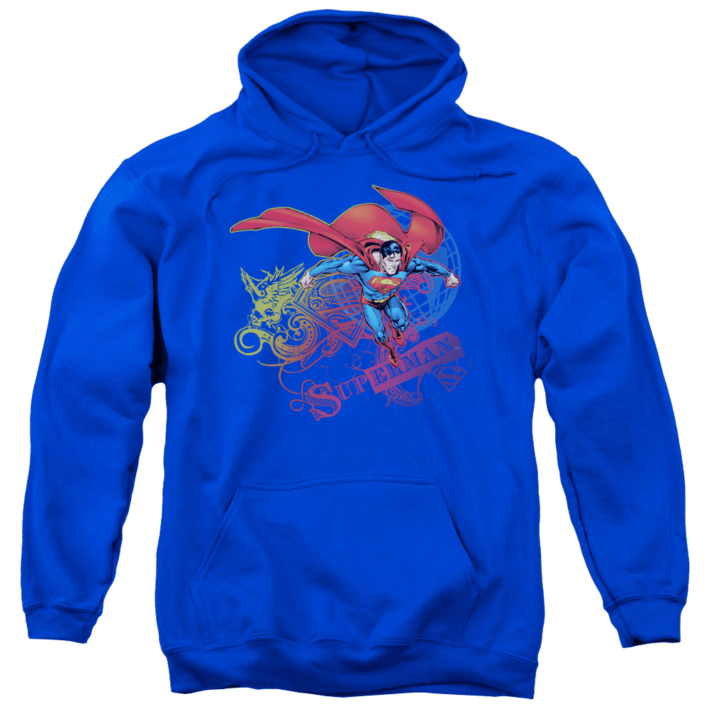 Superman Cool Word Supes – Pullover Hoodie