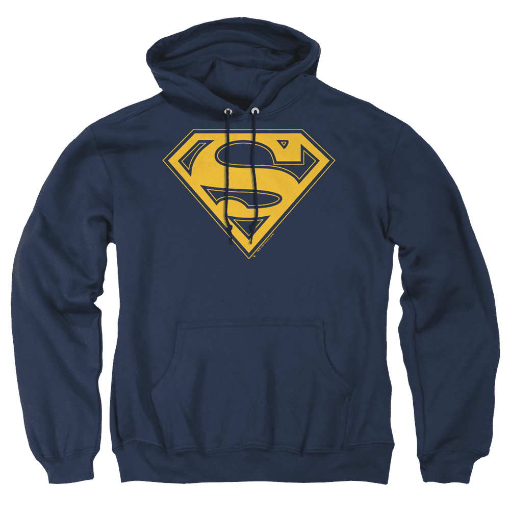 Superman Maize & Blue Shield – Pullover Hoodie