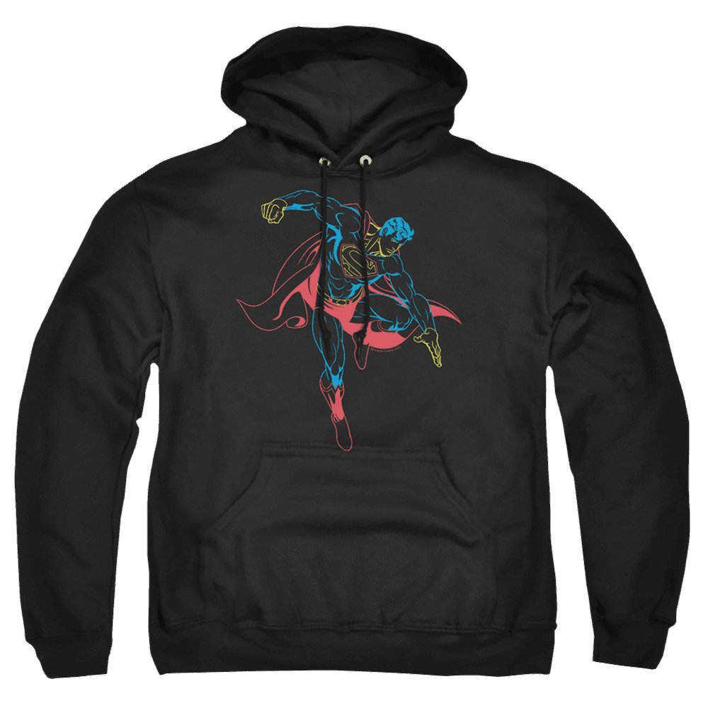 Superman Neon Superman – Pullover Hoodie