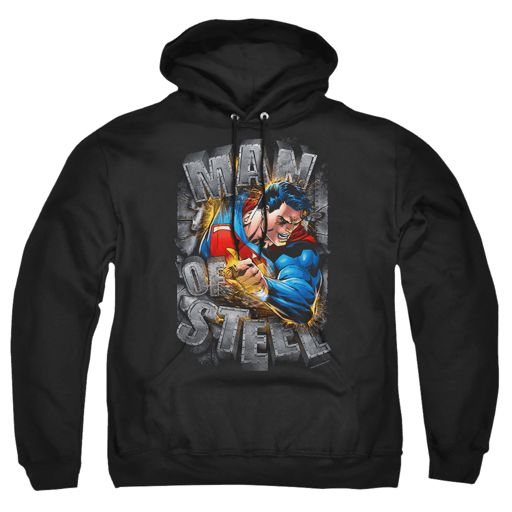 Superman Ripping Steel – Pullover Hoodie