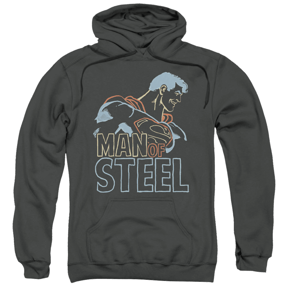 Superman Colored Lines – Pullover Hoodie