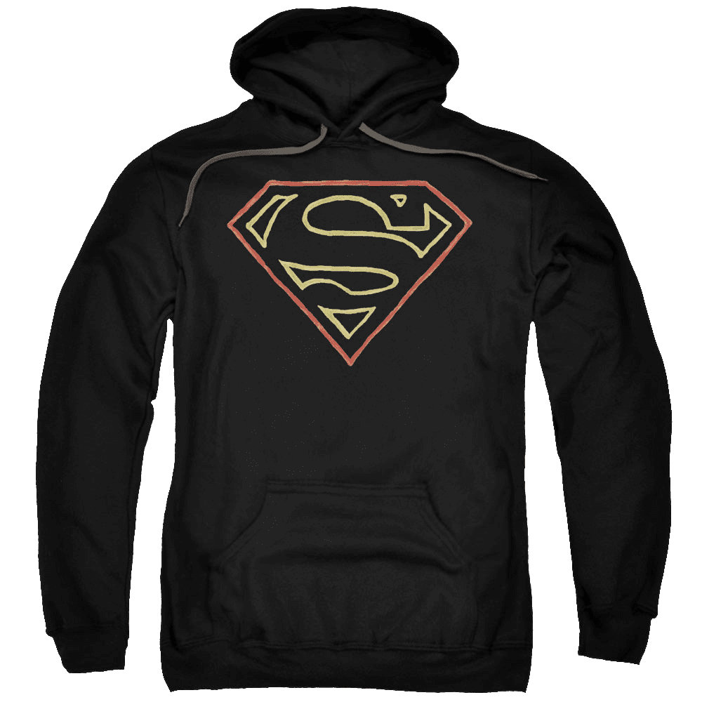 Superman Colored Shield – Pullover Hoodie