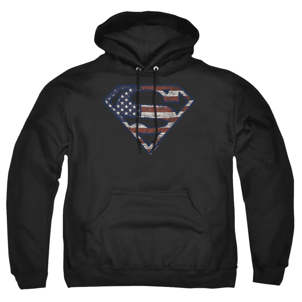 Superman Wartorn Flag – Pullover Hoodie