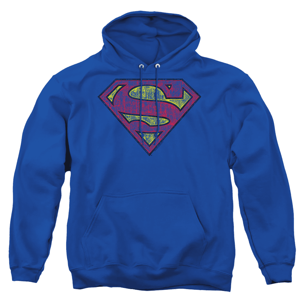 Superman Tattered Shield – Pullover Hoodie