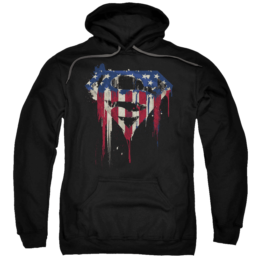 Superman Bleeding Shield – Pullover Hoodie