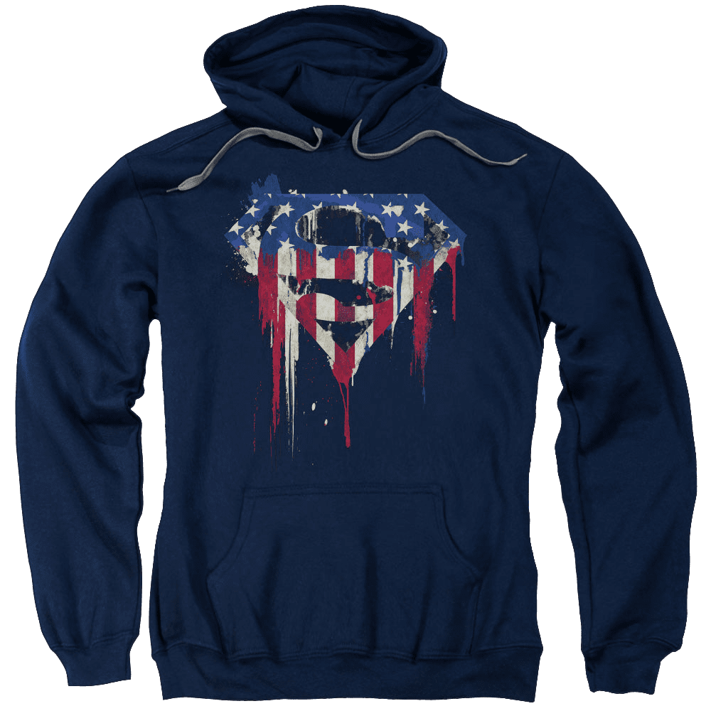 Superman Bleeding Shield – Pullover Hoodie