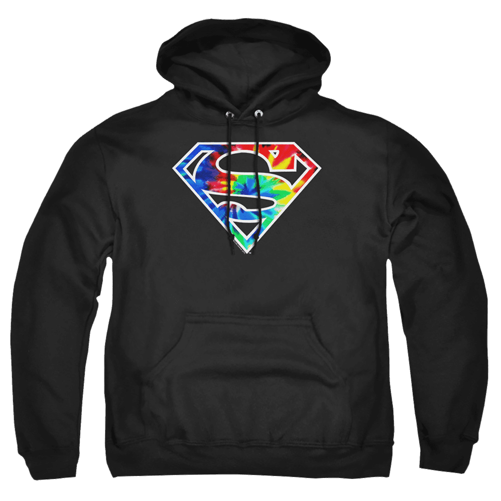 Superman Superman Tie Dye Logo – Pullover Hoodie