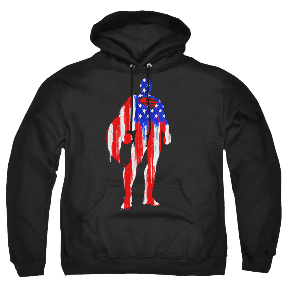 Superman Flag Silhouette – Pullover Hoodie