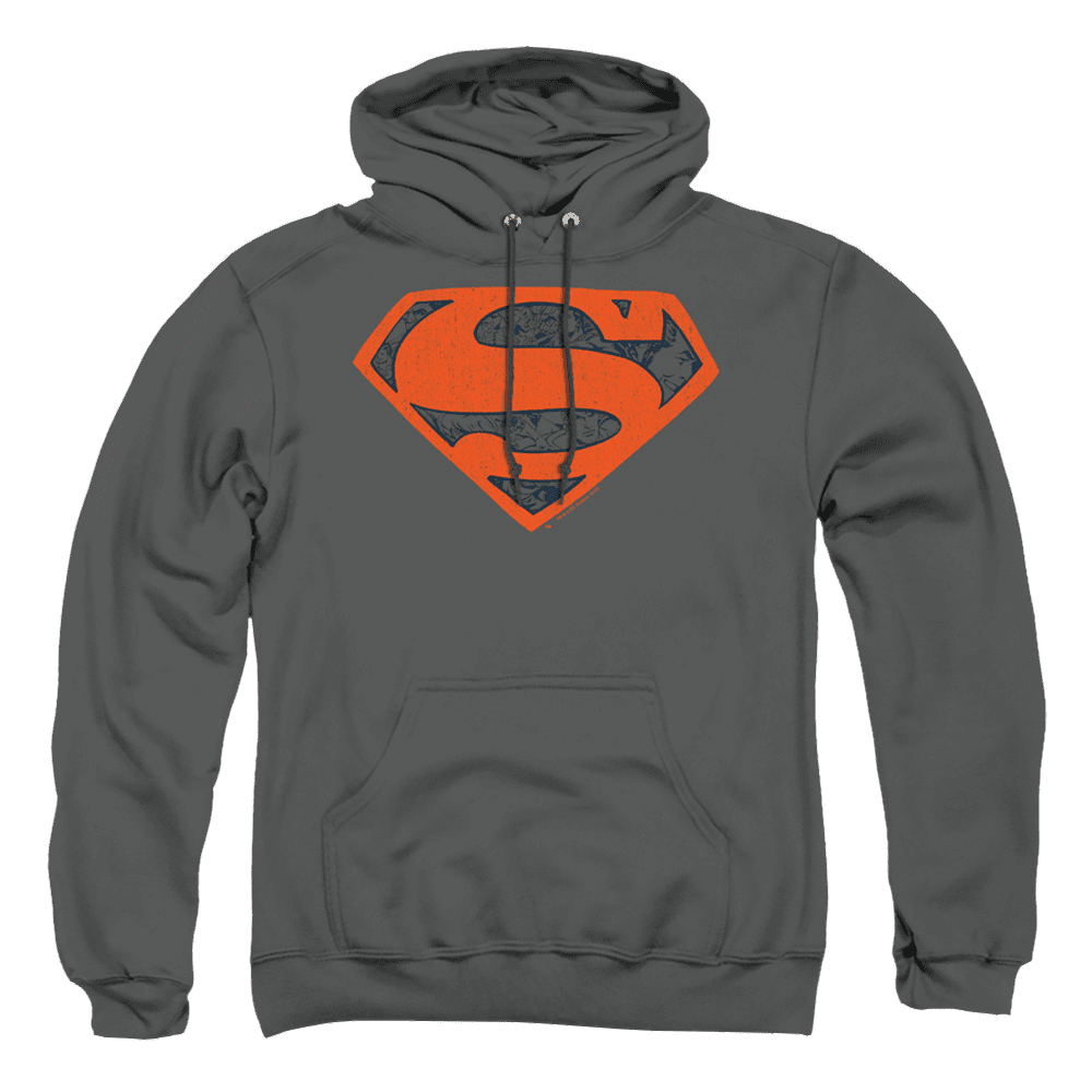 Superman Vintage Shield Collage – Pullover Hoodie