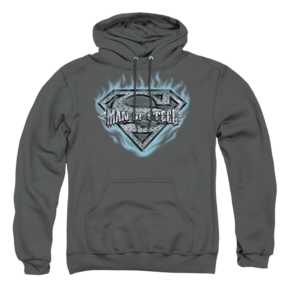 Superman Man Of Steel Shield – Pullover Hoodie