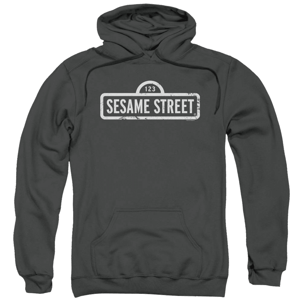 Sesame Street One Color Logo Pullover Hoodie