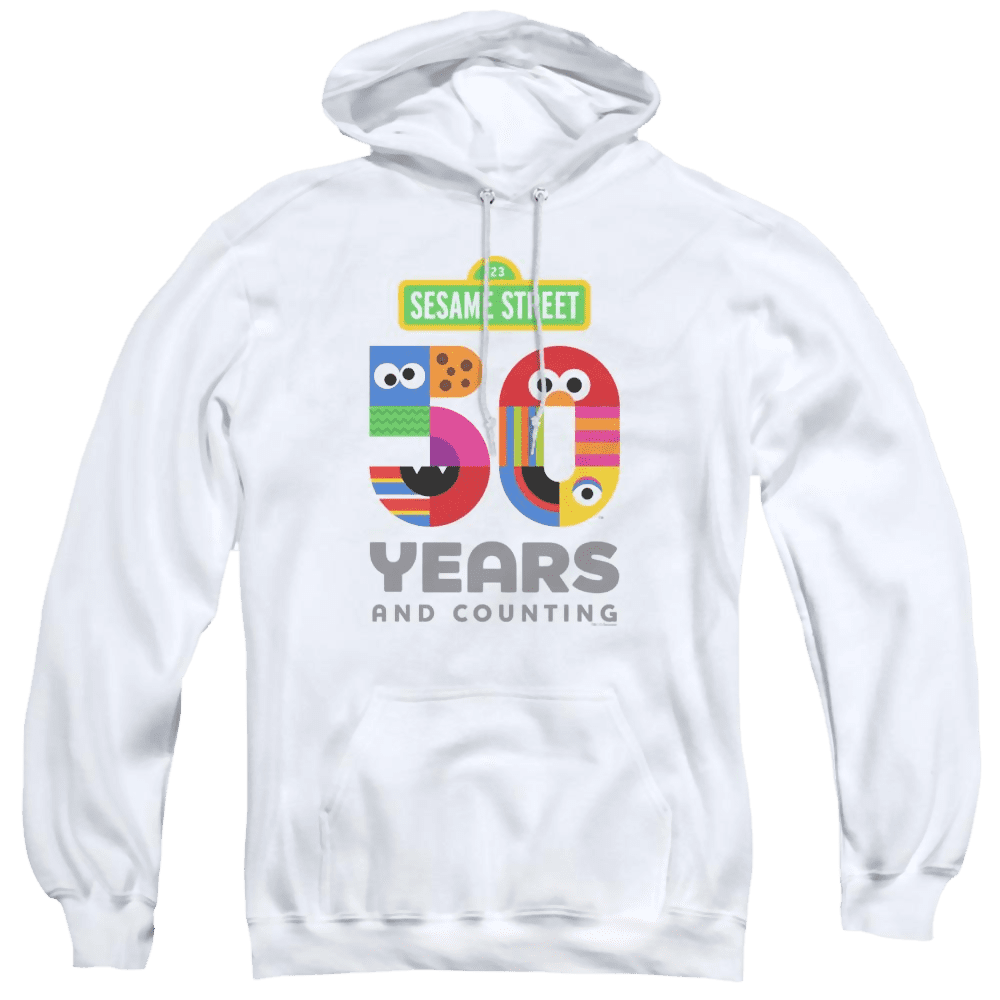 Sesame Street 50 Years Logo – Pullover Hoodie