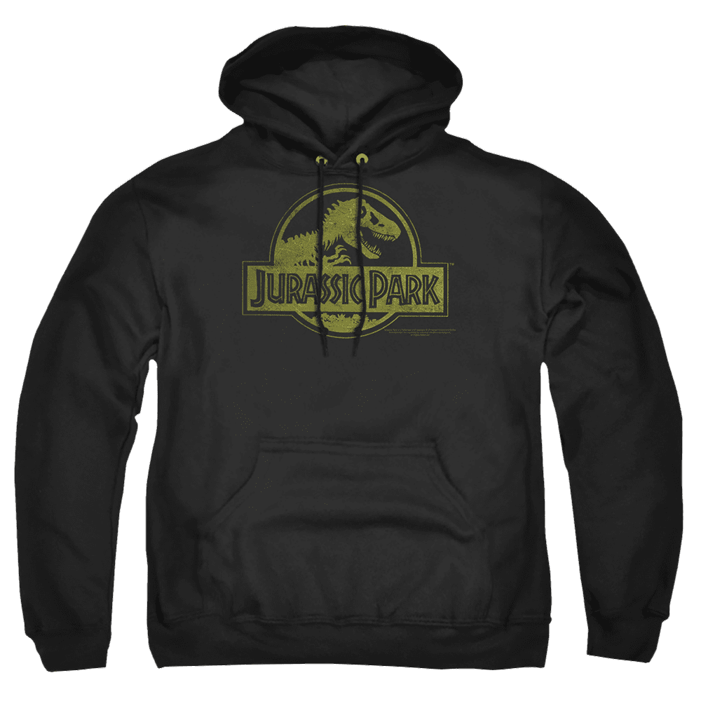 Jurassic Park Distressed Logo Pullover Hoodie