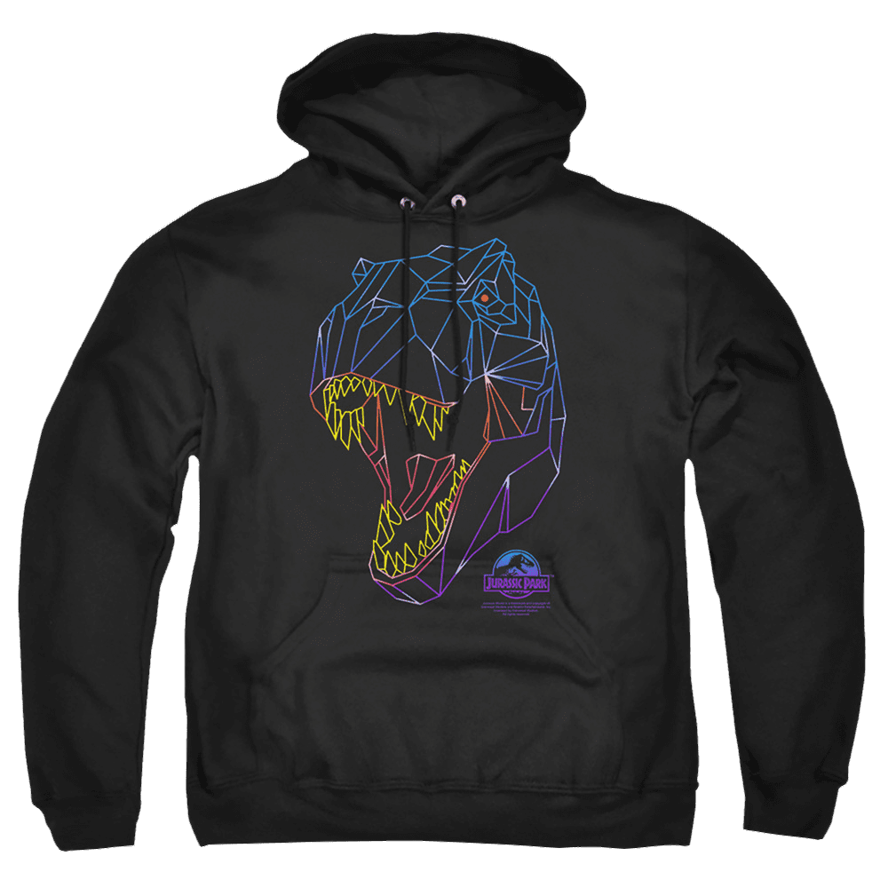 Jurassic Park Neon T-Rex Pullover Hoodie